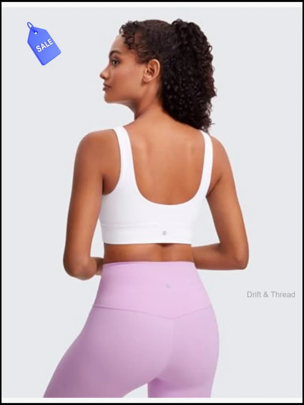 Butterluxe U-Back Sports Bra - Light Support Yoga Bra with Removable Pads,